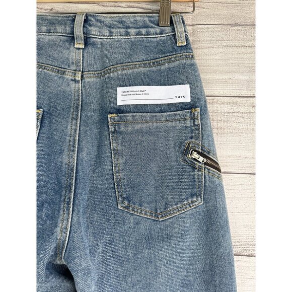 Yuyu Active High Rise Denim Zipper Jeans Size Small - Picture 7 of 9